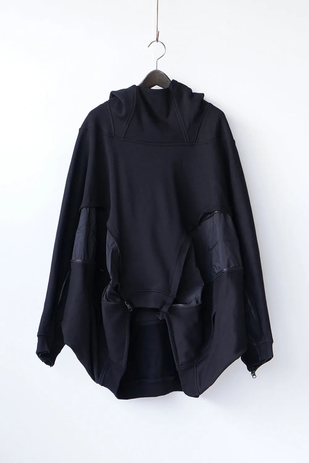 アレンジジップ変形パーカ