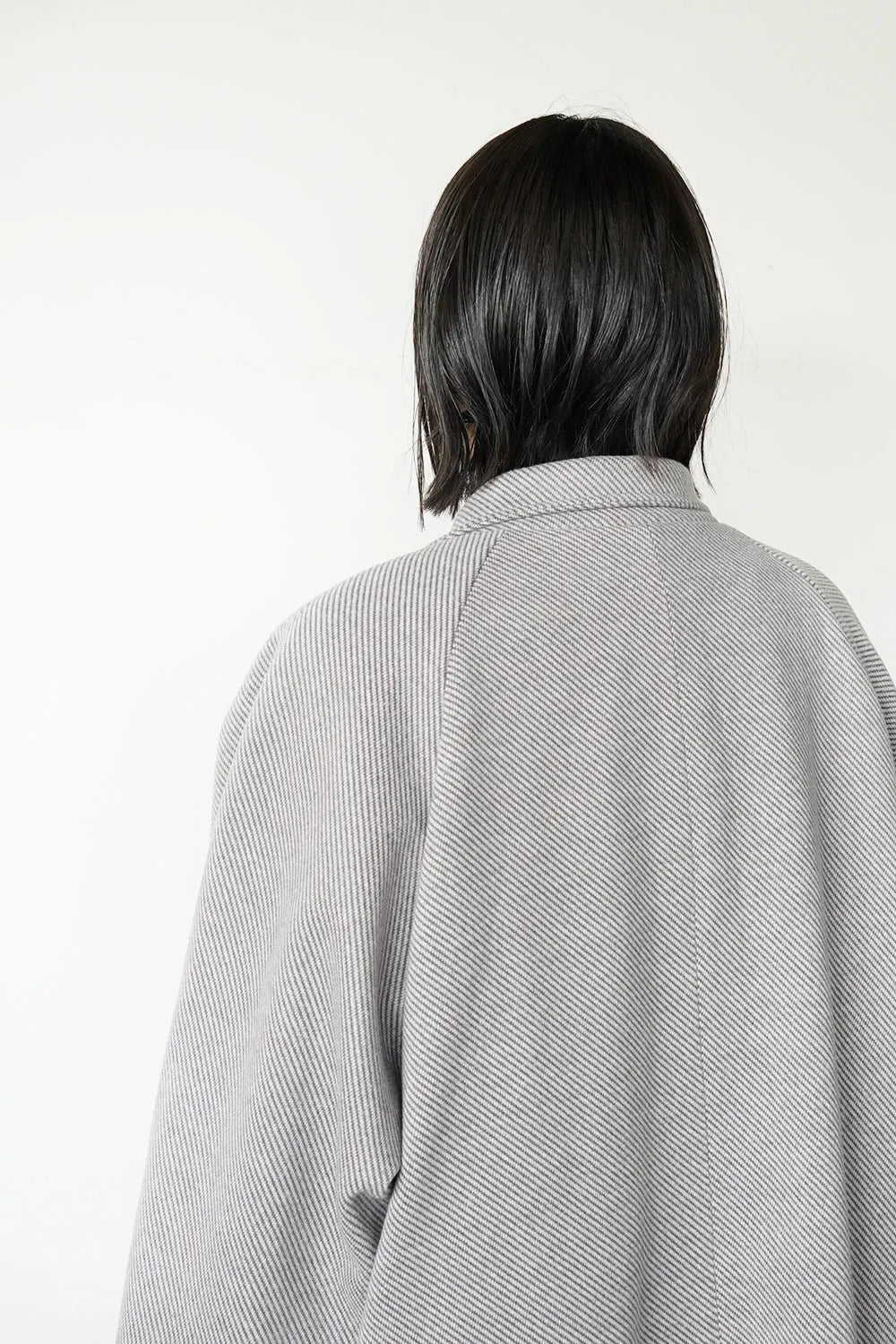 ななめダッフルロングコート