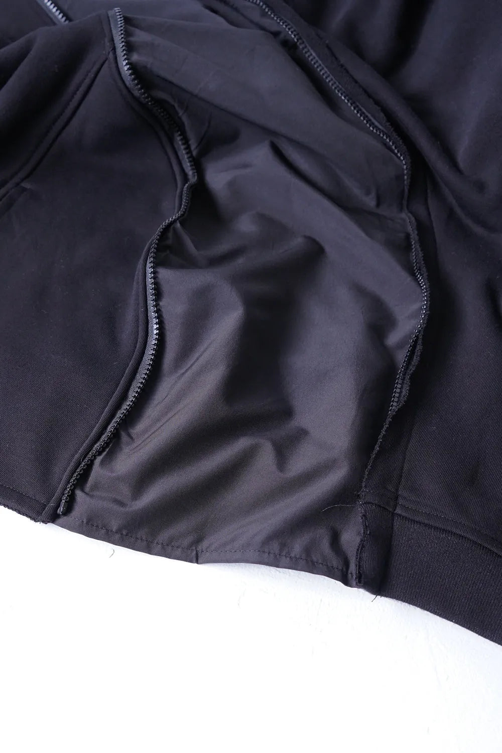 アレンジジップ変形パーカ