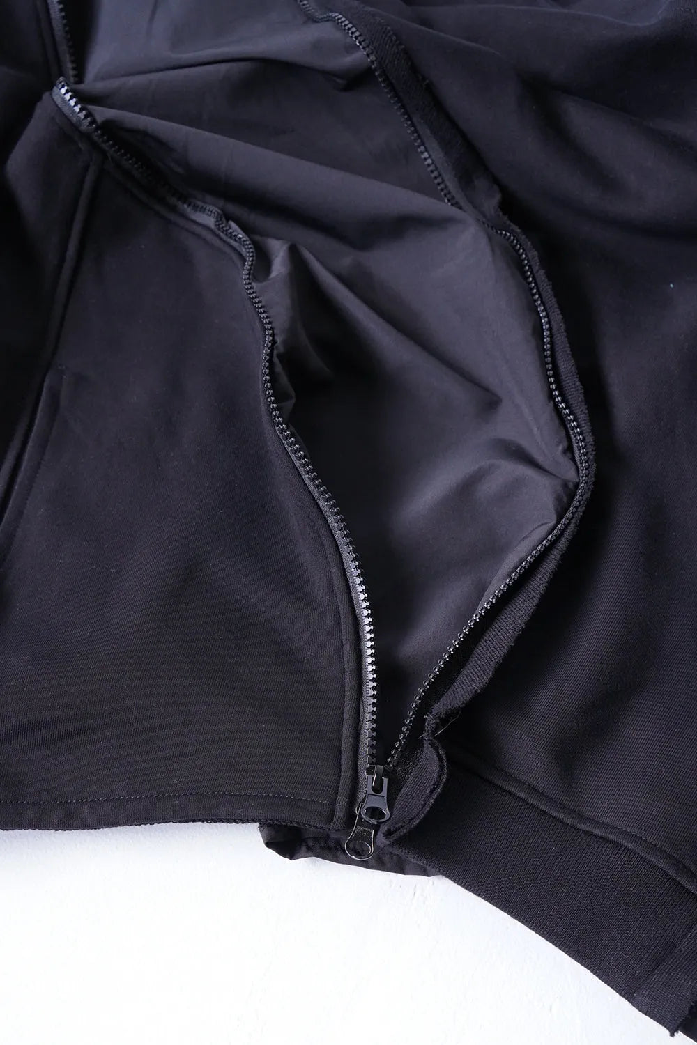 アレンジジップ変形パーカ