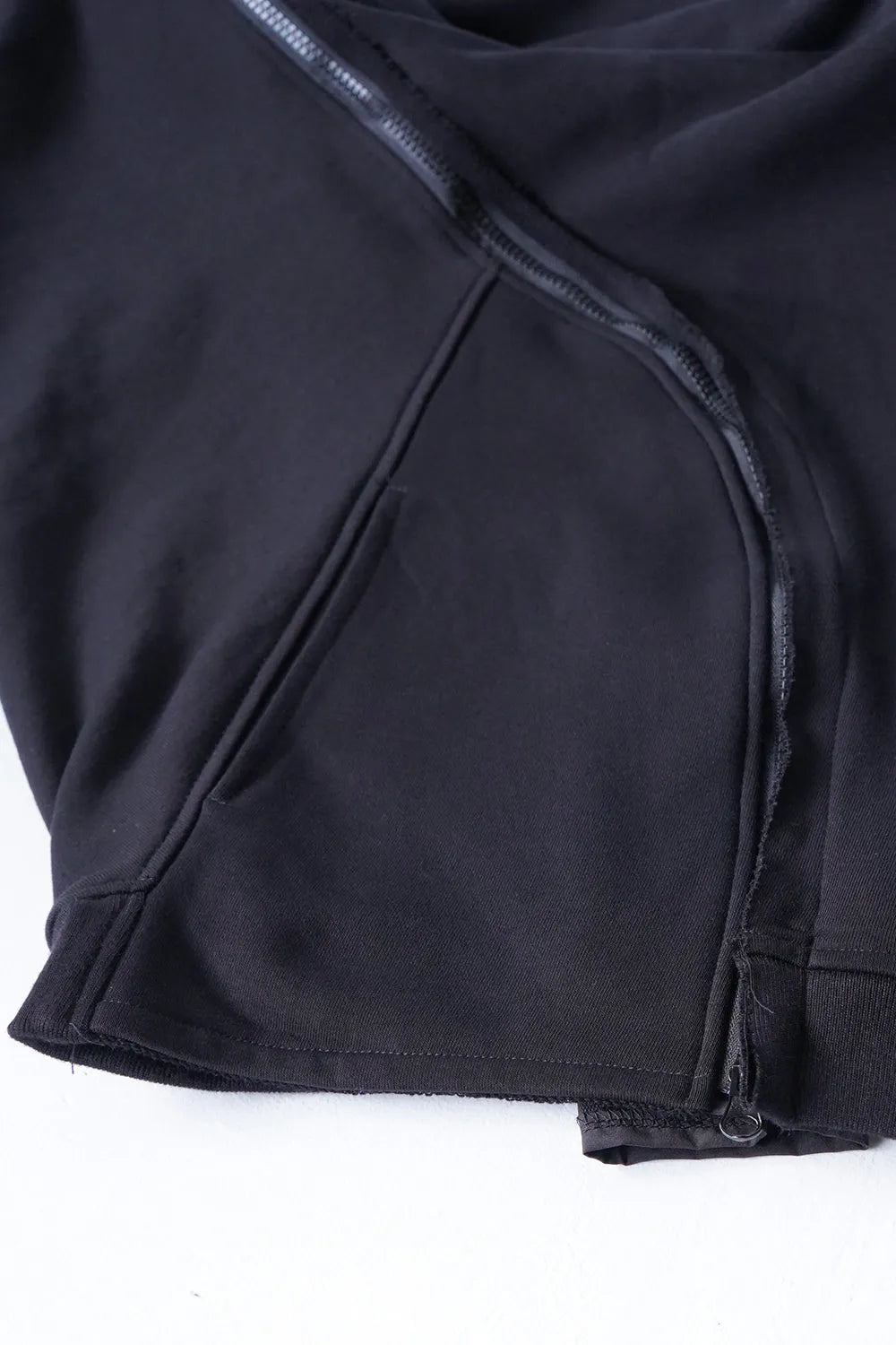 アレンジジップ変形パーカ