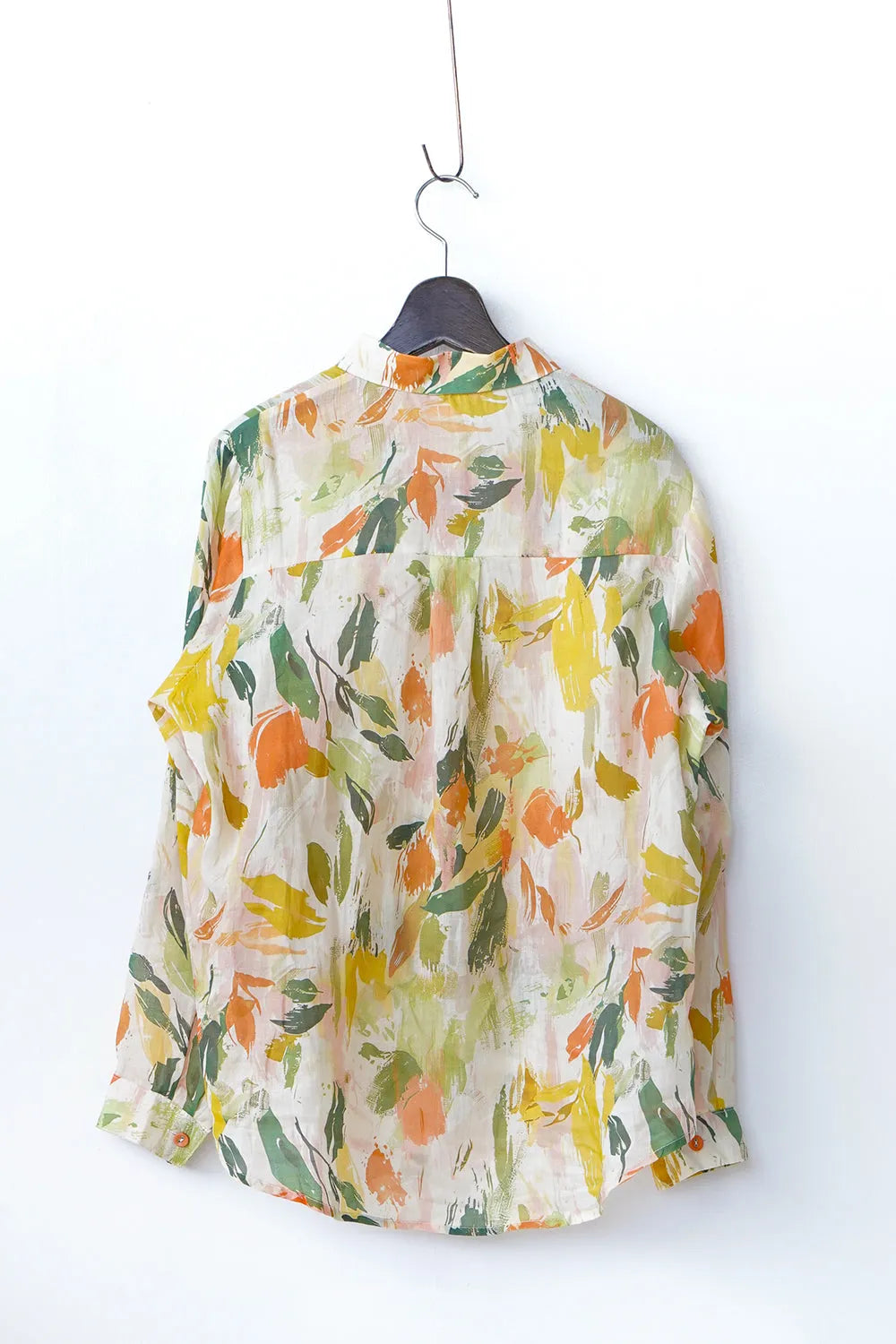 水彩ペイントリネンシャツ