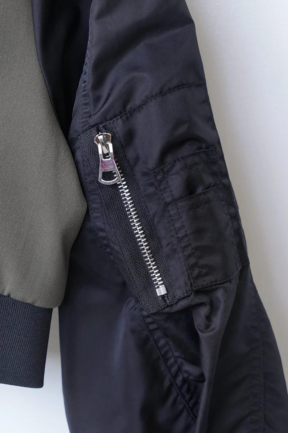 【MICALLE MICALLE】異素材ショートテーラードジャケット