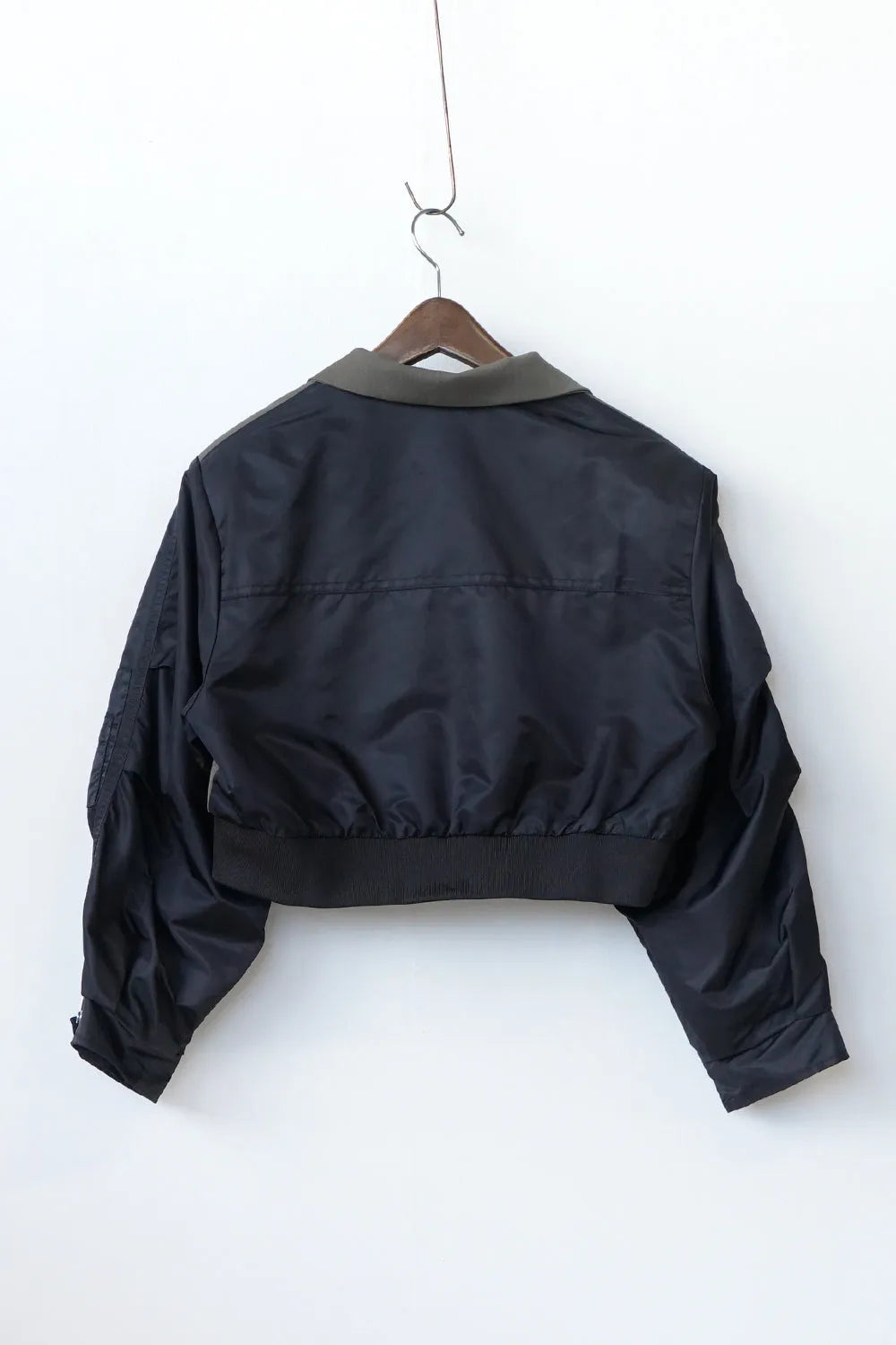 【MICALLE MICALLE】異素材ショートテーラードジャケット