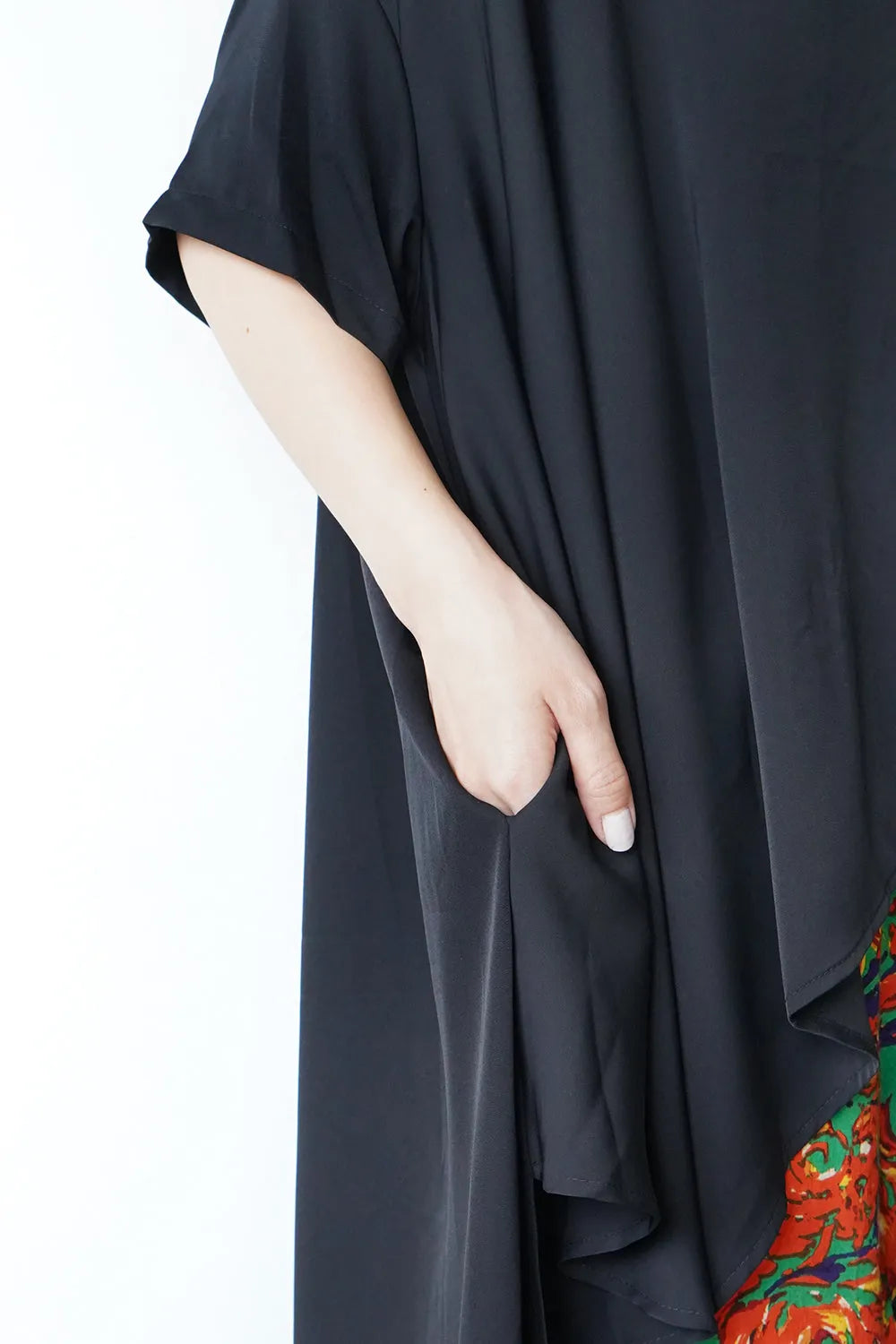 アシメカットビッグフレアシャツ