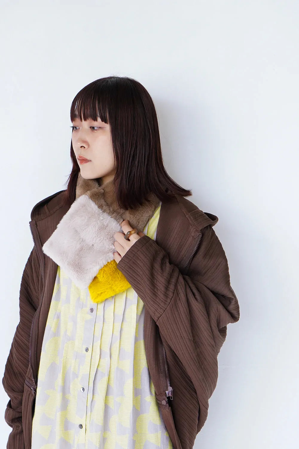 3配色ティペット