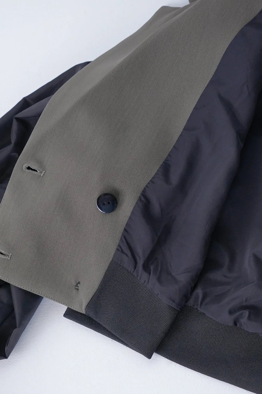 【MICALLE MICALLE】異素材ショートテーラードジャケット