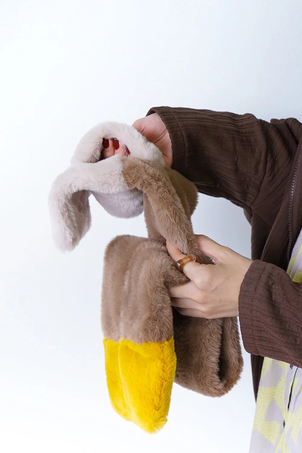 3配色ティペット