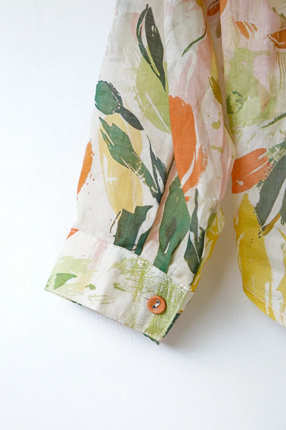 水彩ペイントリネンシャツ