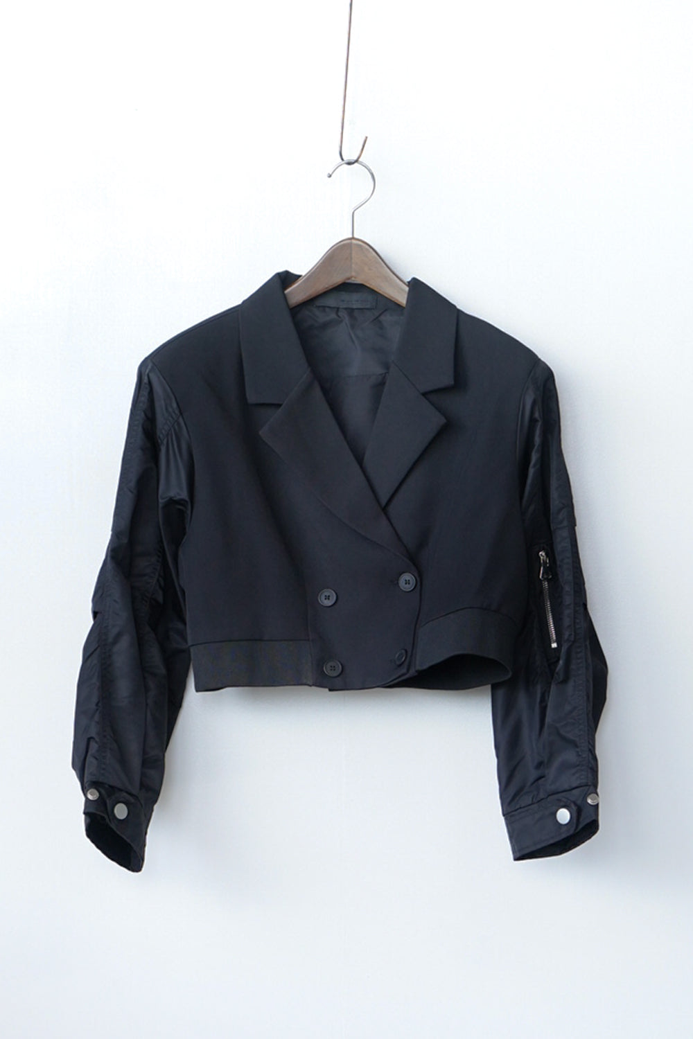 MICALLE MICALLE】異素材ショートテーラードジャケット – LILA & CITTA