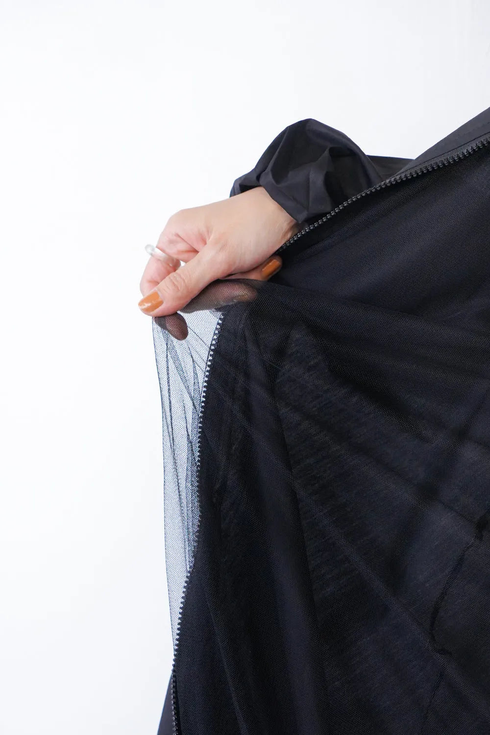 ジッパーバルーンワンピース