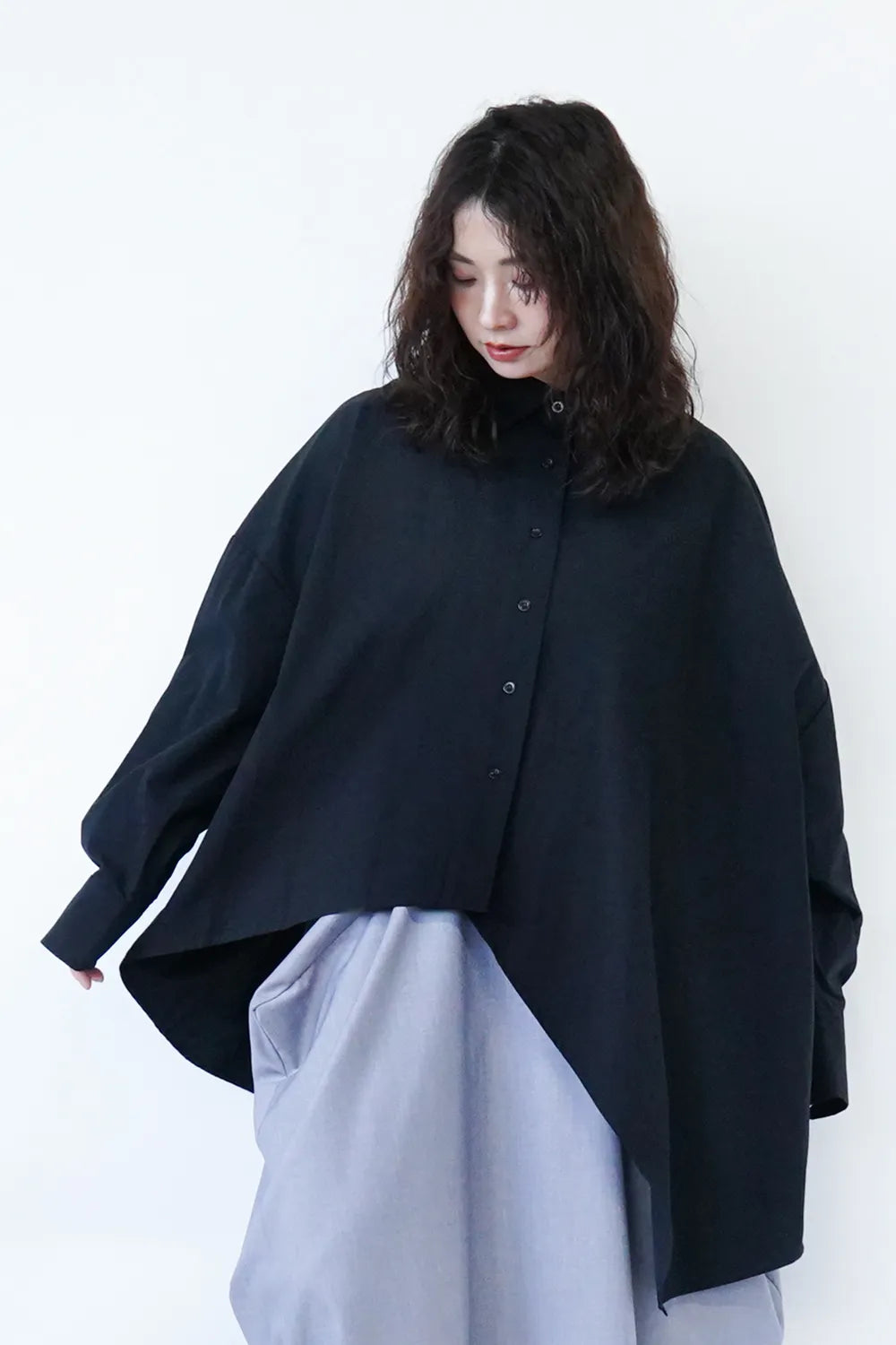 アシメチュニックシャツ