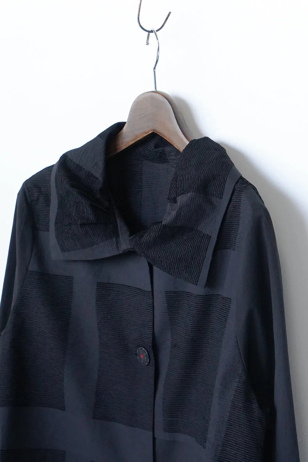 格子柄ショートジャケット