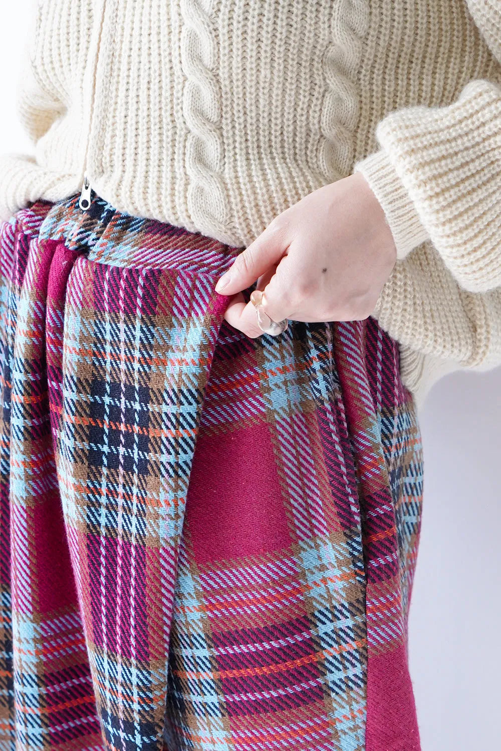 【LILA n' citta】ビッグタックサルエルパンツ