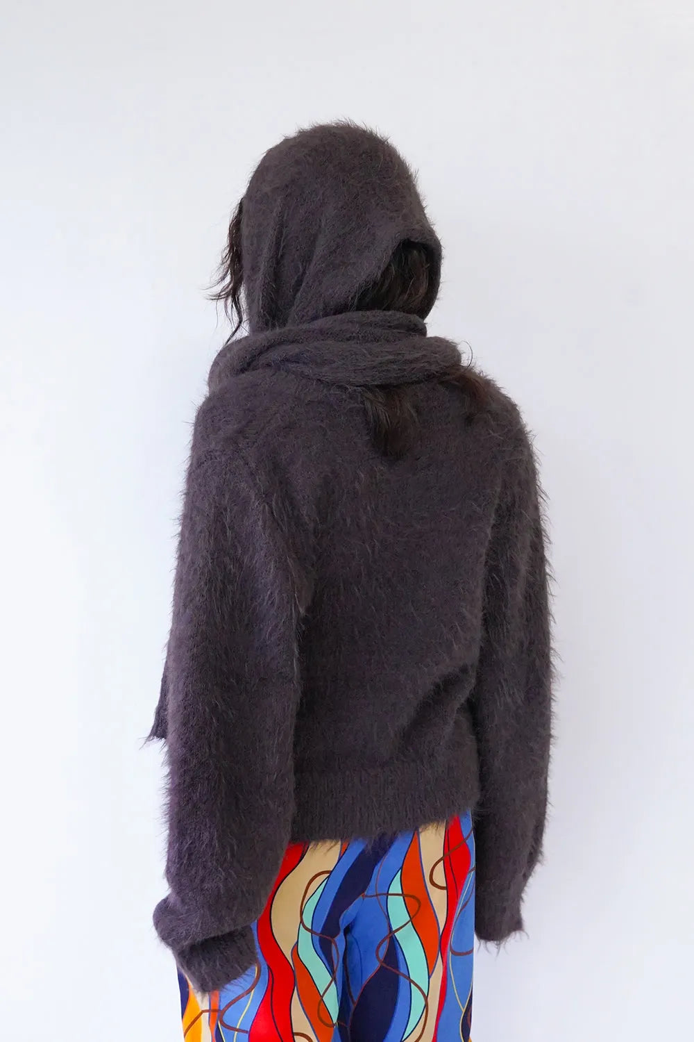 モヘアニットカーデ＆マフラーSET