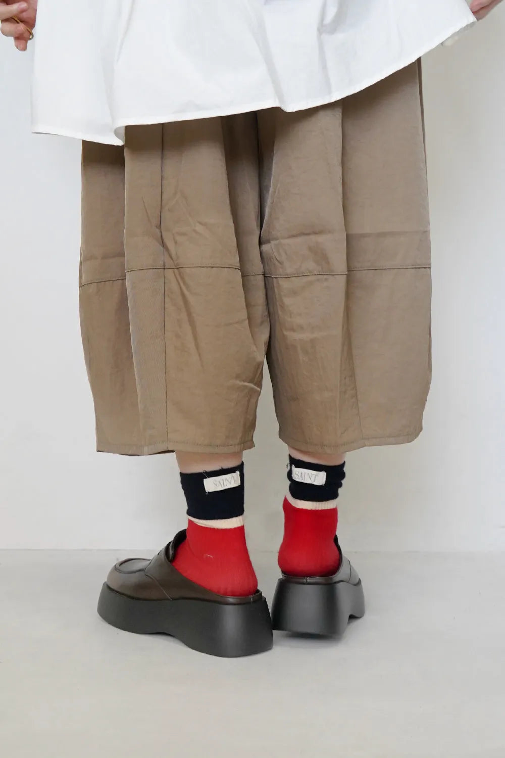 3配色ラインソックス