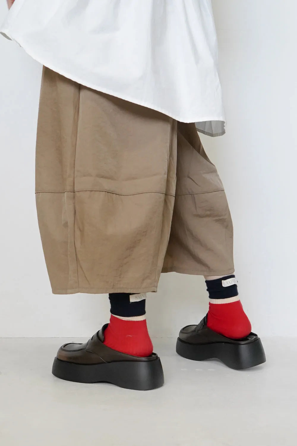 3配色ラインソックス