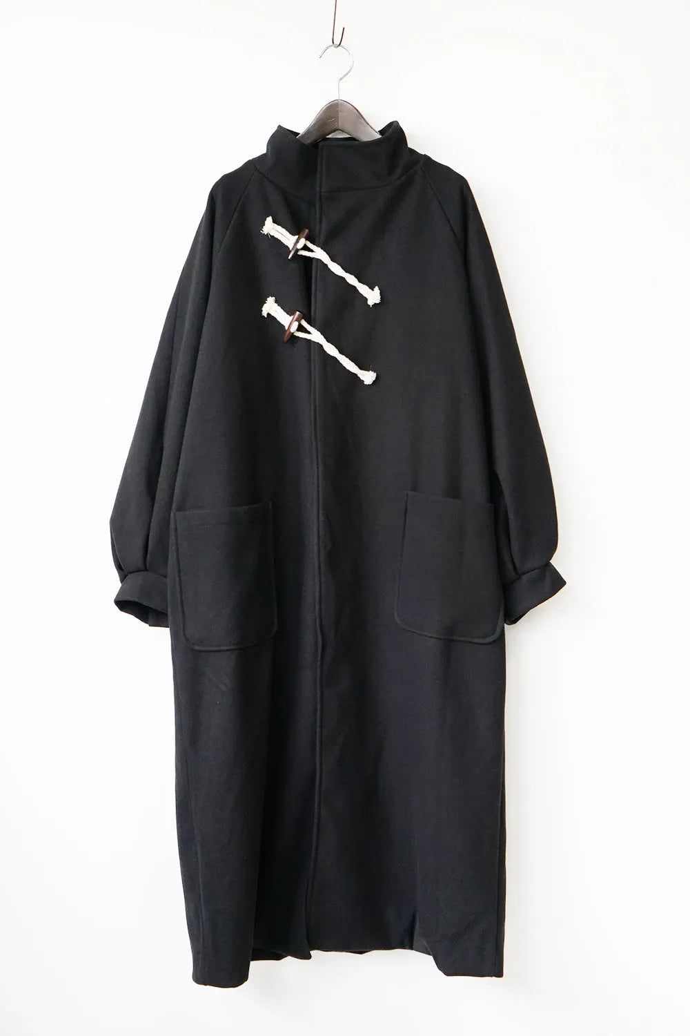 ななめダッフルロングコート