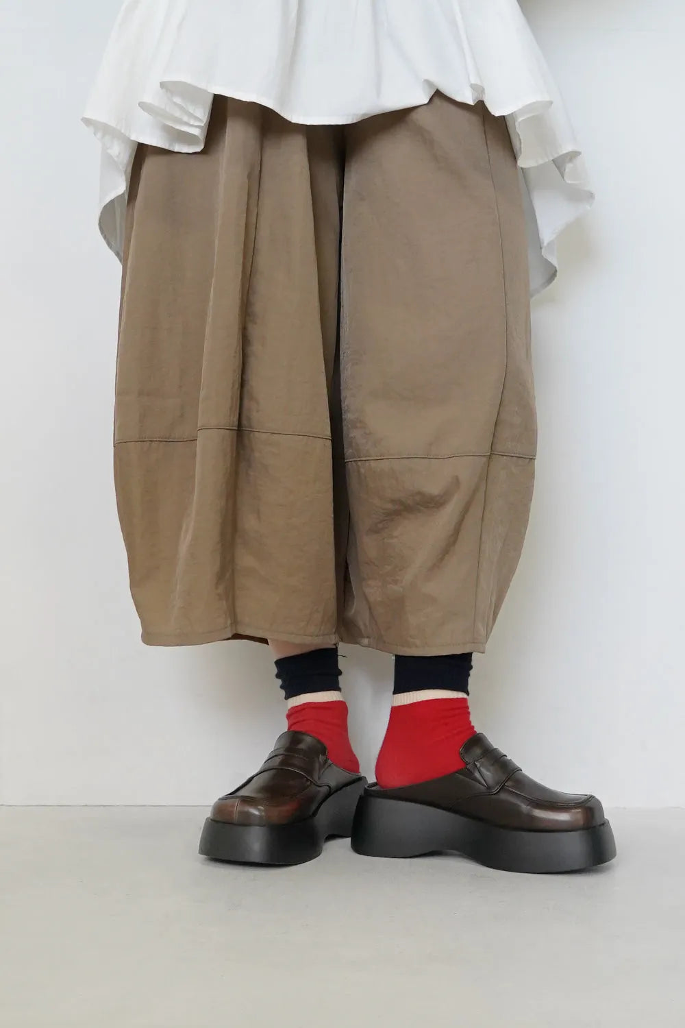 3配色ラインソックス