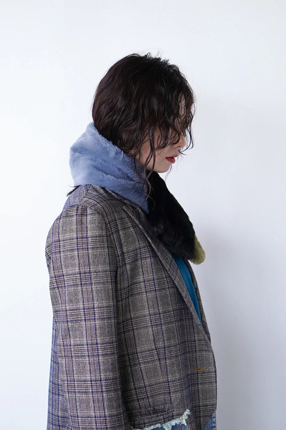 3配色ティペット