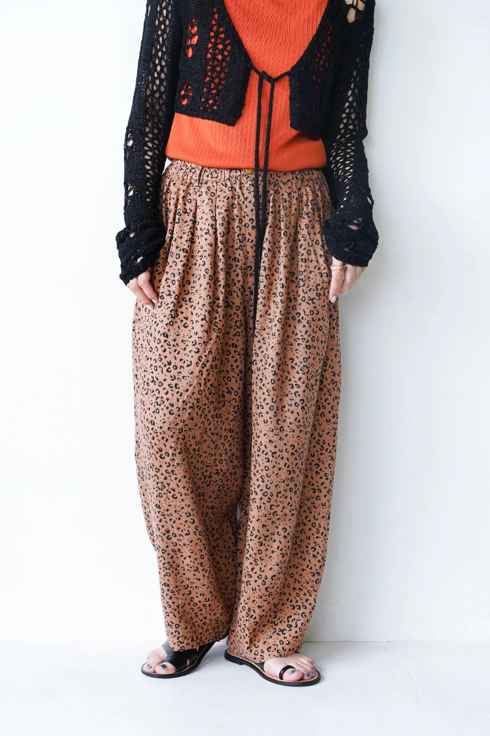 2タックワイドリネンパンツ