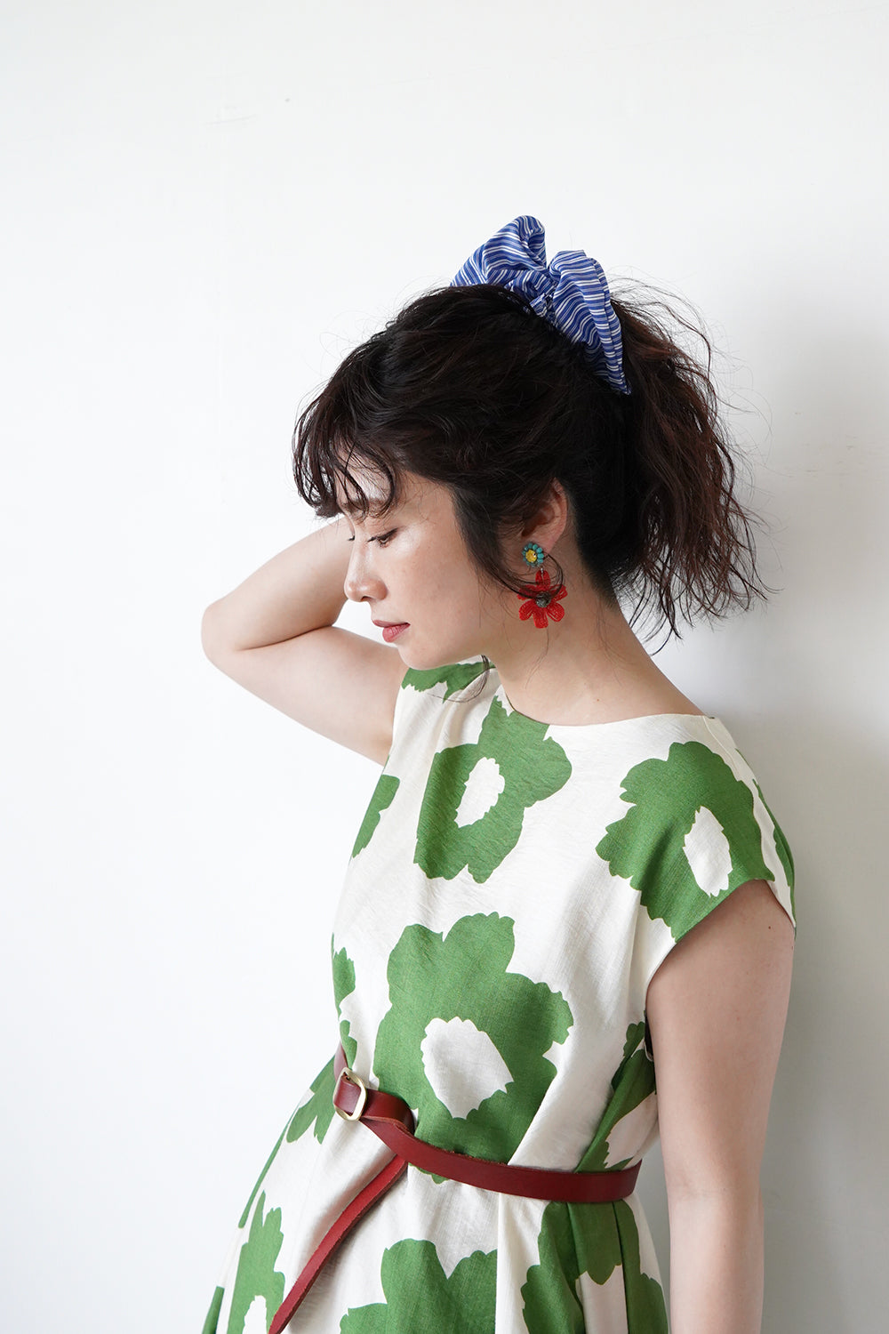 ビッグ花柄ノースリーブワンピース – LILA & CITTA ONLINE SHOP