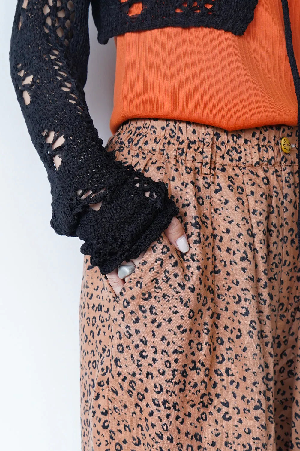 2タックワイドリネンパンツ