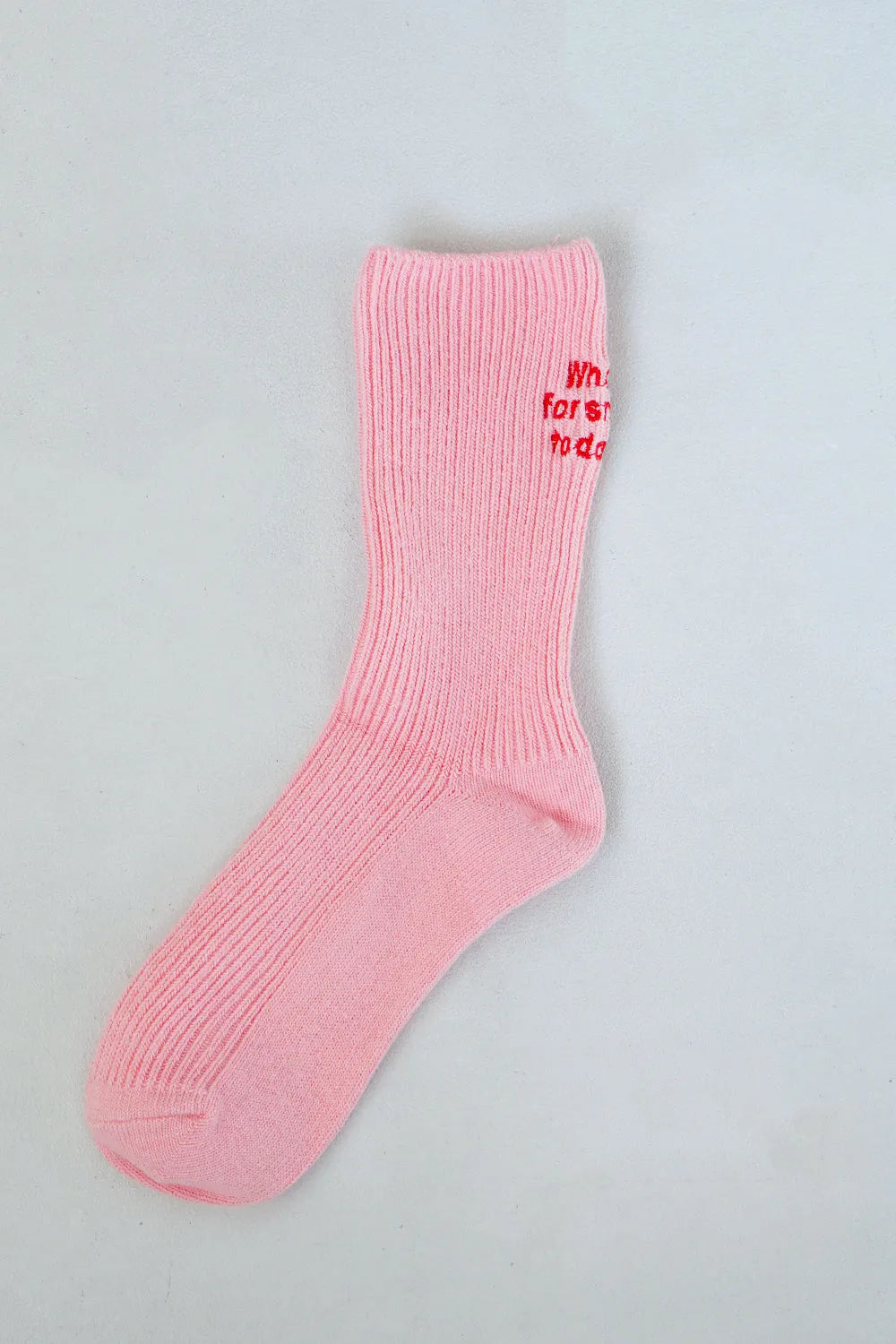 バック刺繍ソックス