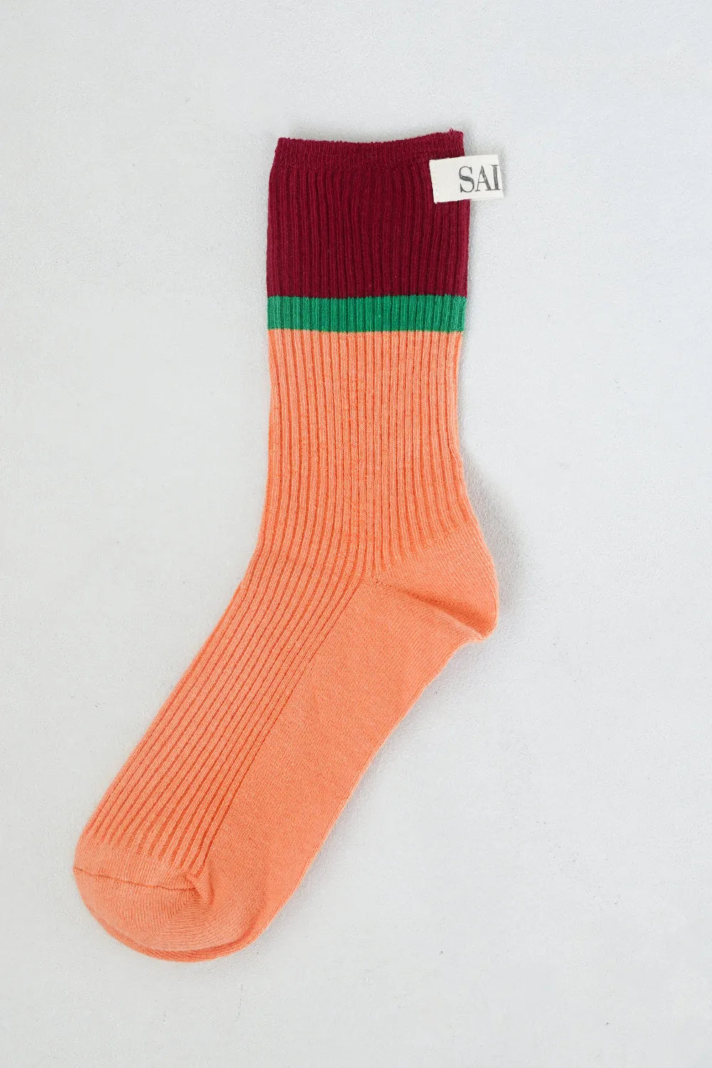 3配色ラインソックス