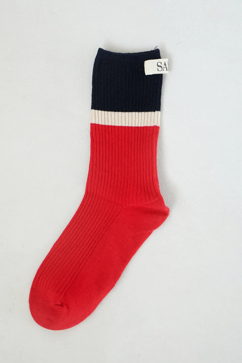 3配色ラインソックス