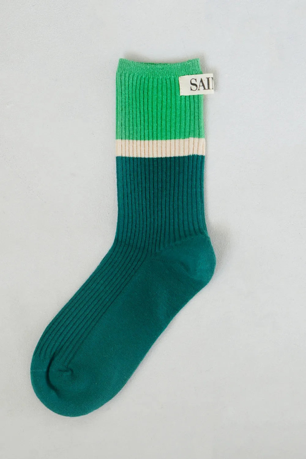 3配色ラインソックス