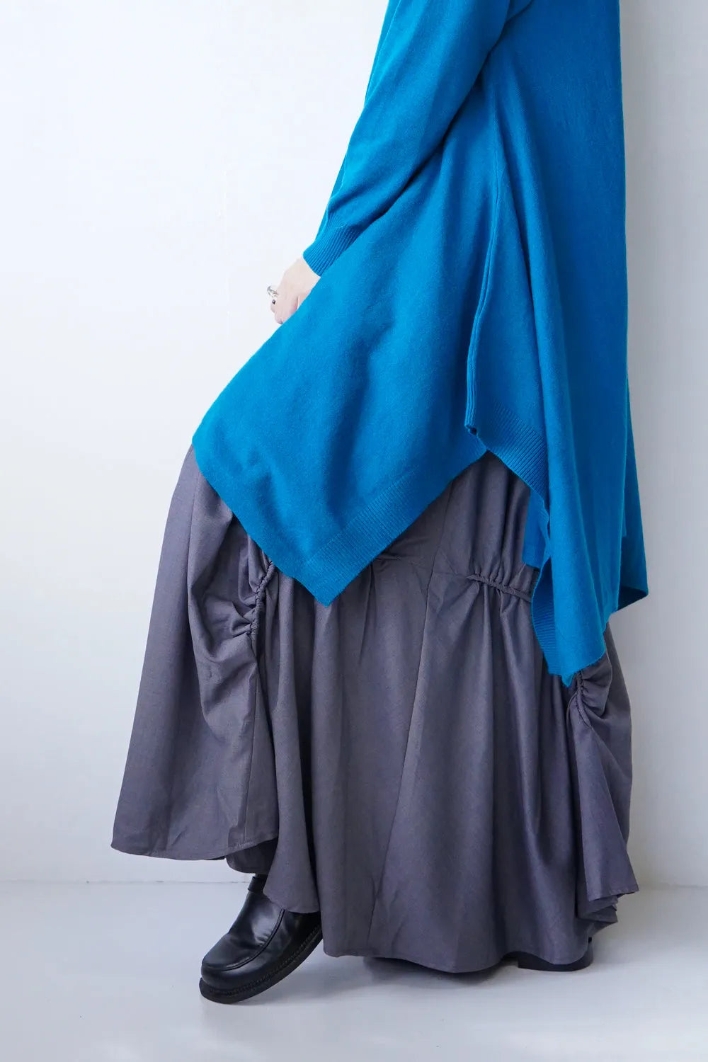 センターラインチュニックニット