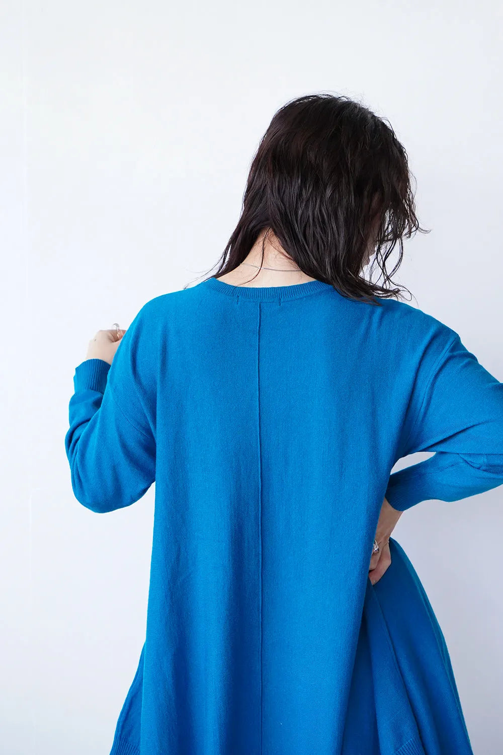 センターラインチュニックニット