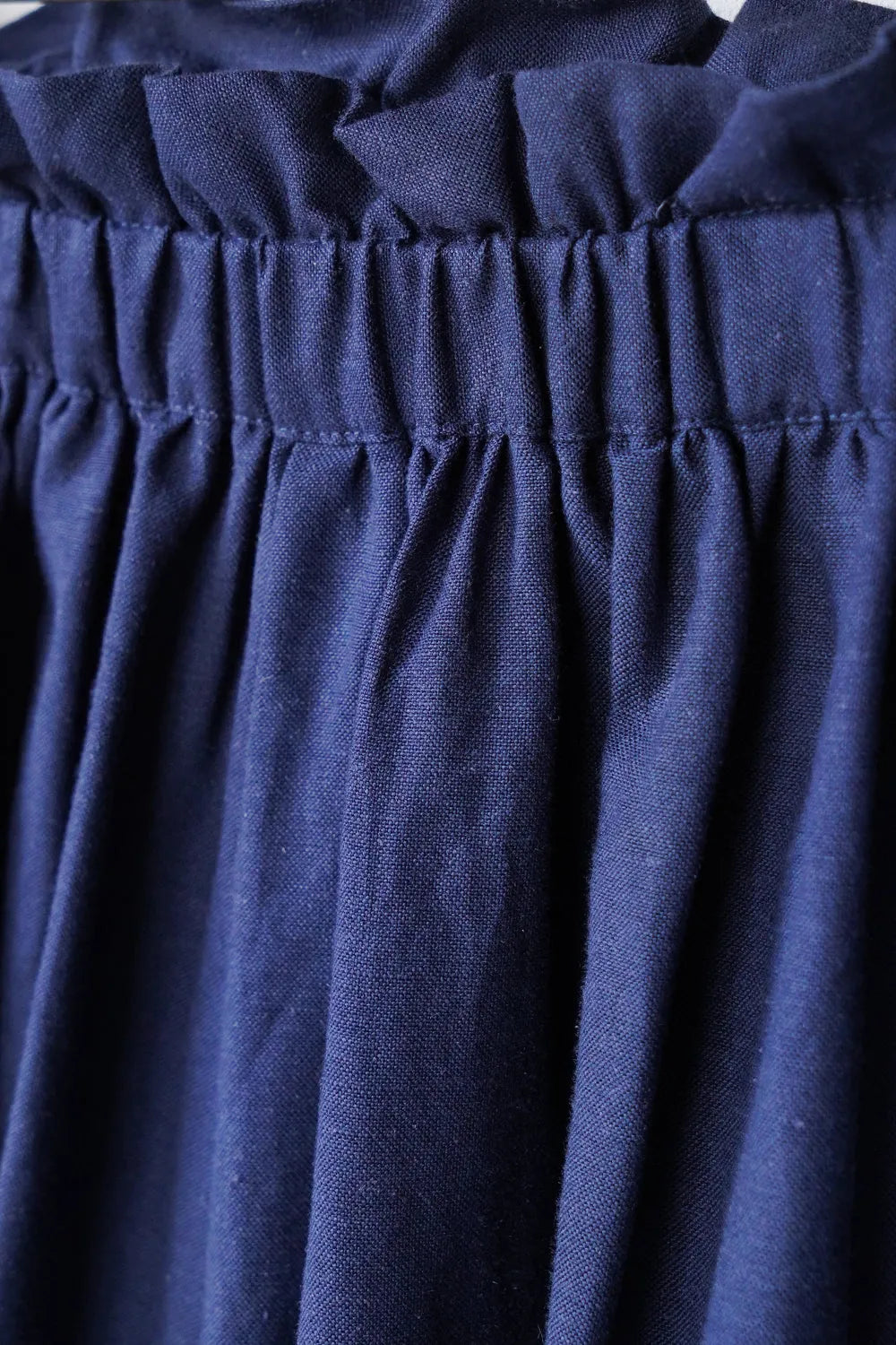 【LILA n' citta】リネンレーヨンバイカラーパンツ