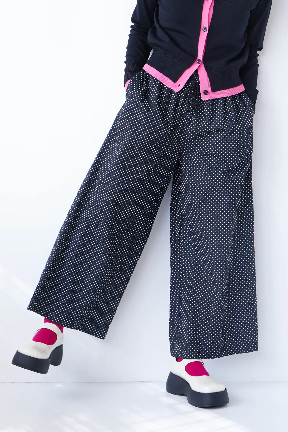 【fu-dueka::】50sツイルプリントワイドパンツ