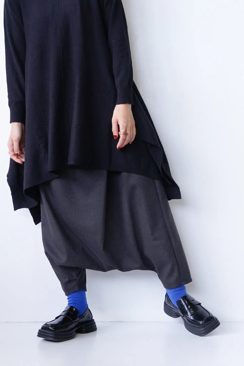 【LILA n' citta】ビッグタックサルエルパンツ