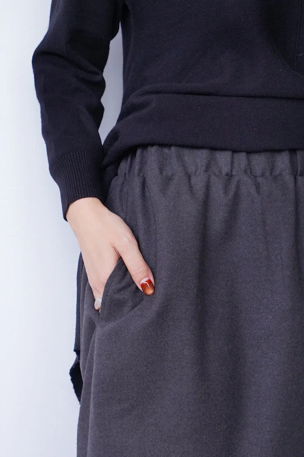 【LILA n' citta】ビッグタックサルエルパンツ