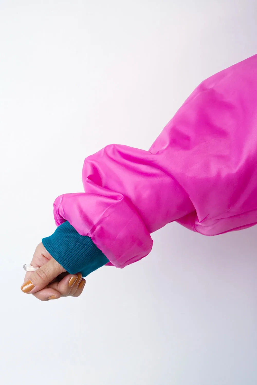 【LILA n’ citta】格子柄キルティングブルゾン