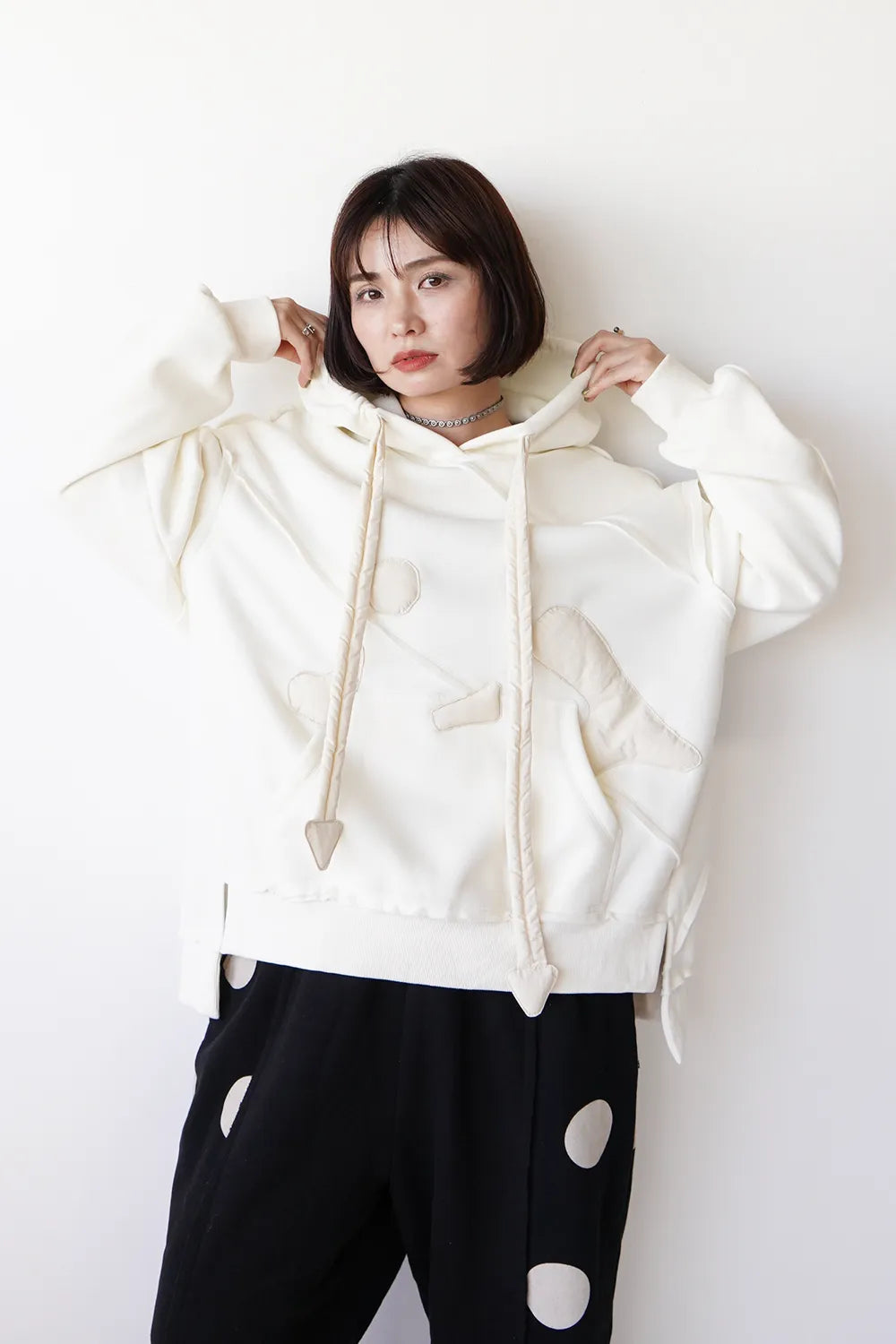 キルトパッチワークパーカ