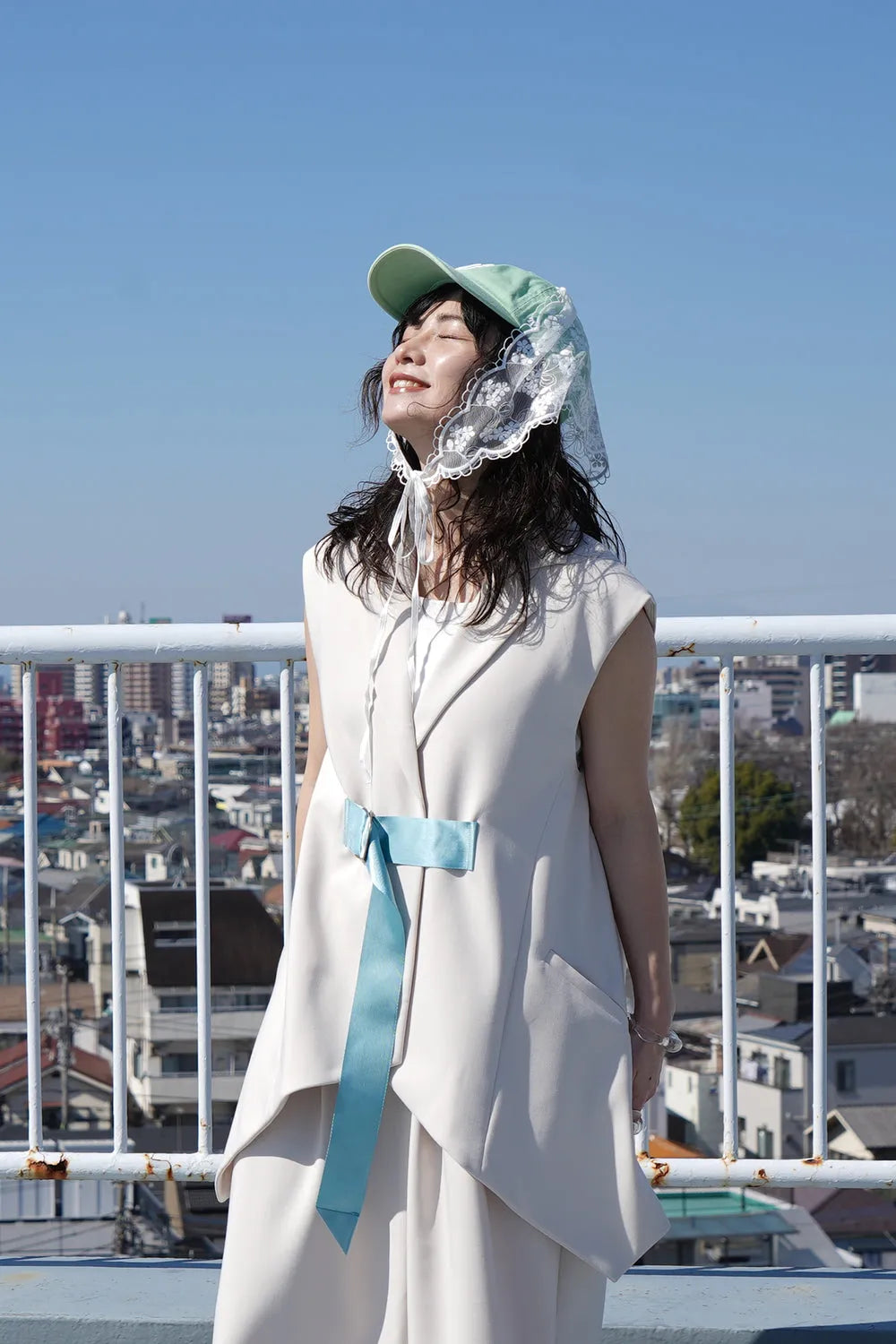 【LILA n' citta】配色ベルトベスト