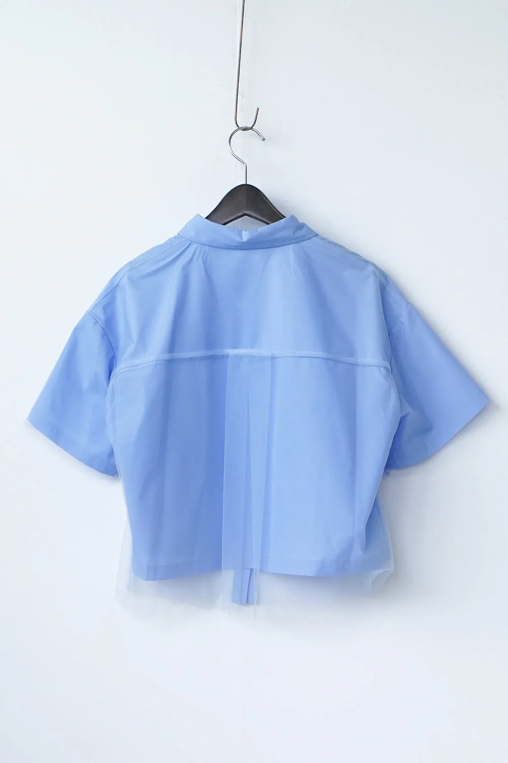 【MICALLE MICALLE】チュールレイヤードシャツ