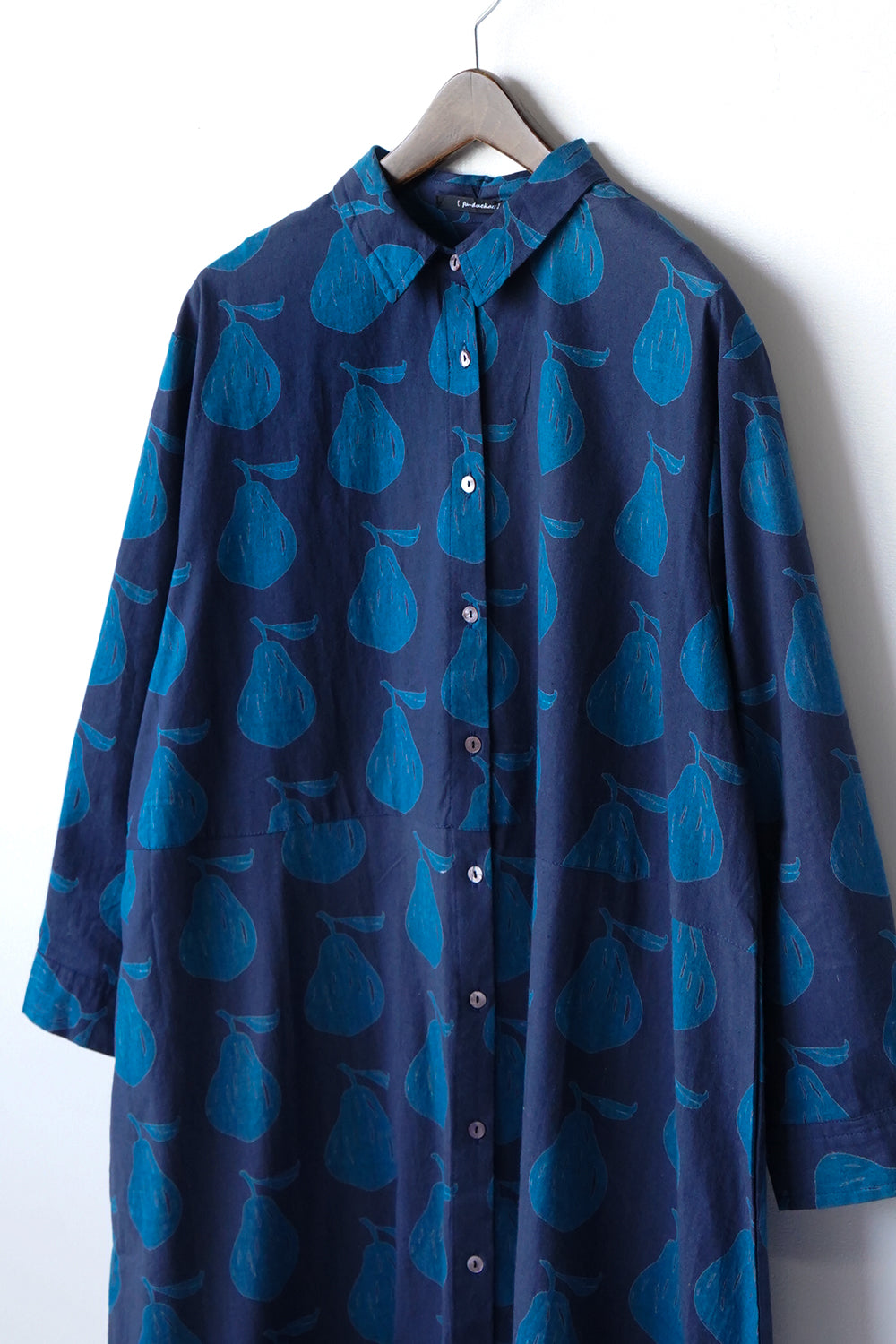 No.859 FILA 秋色素敵Colorのズリ上がらないワンピ☆XL☆NAVY fu-dueka::】ラフランスプリント切替シャツワンピース – LILA