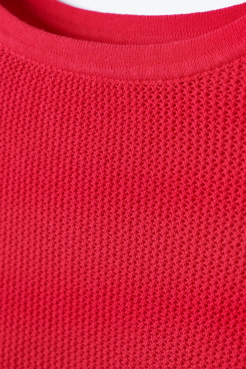 メッシュシアールーズカットソー