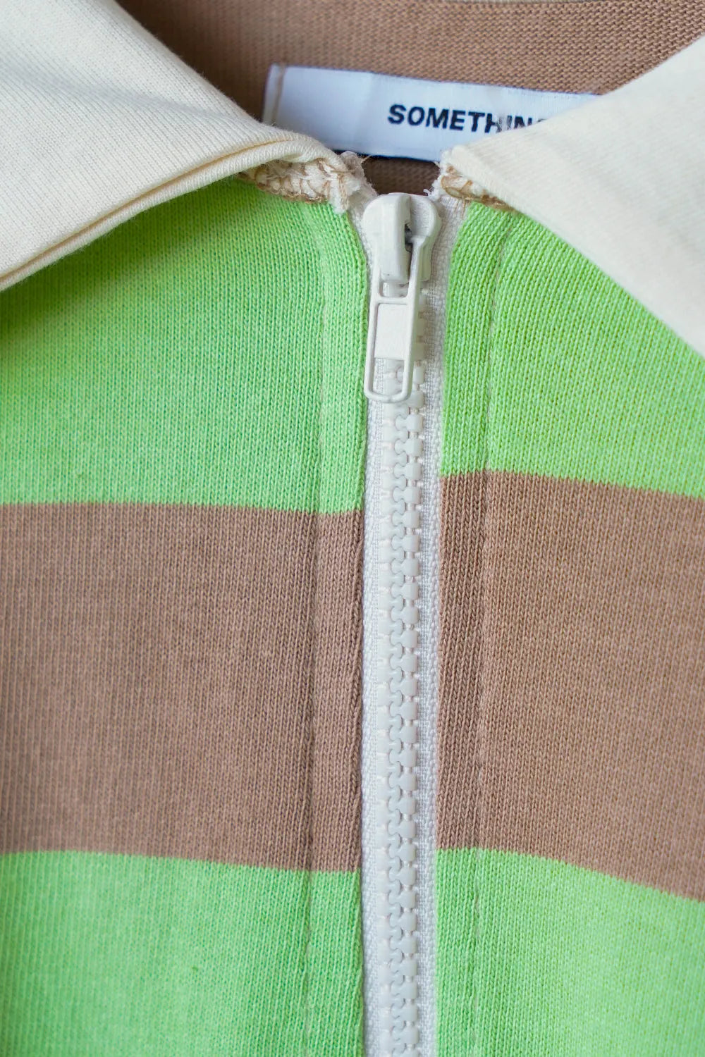 セーラーカラーボーダースウェットワンピース