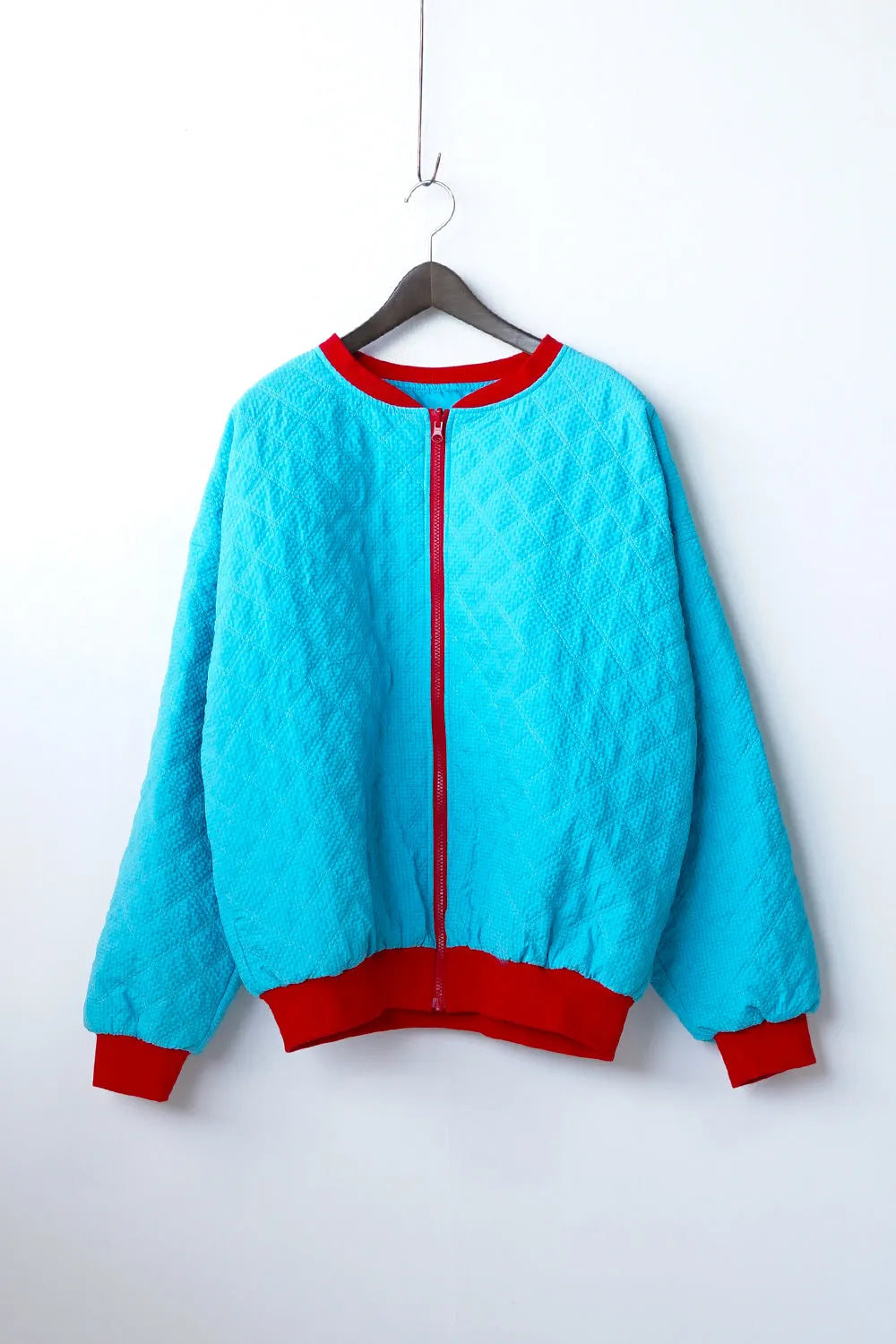 【LILA n’ citta】格子柄キルティングブルゾン