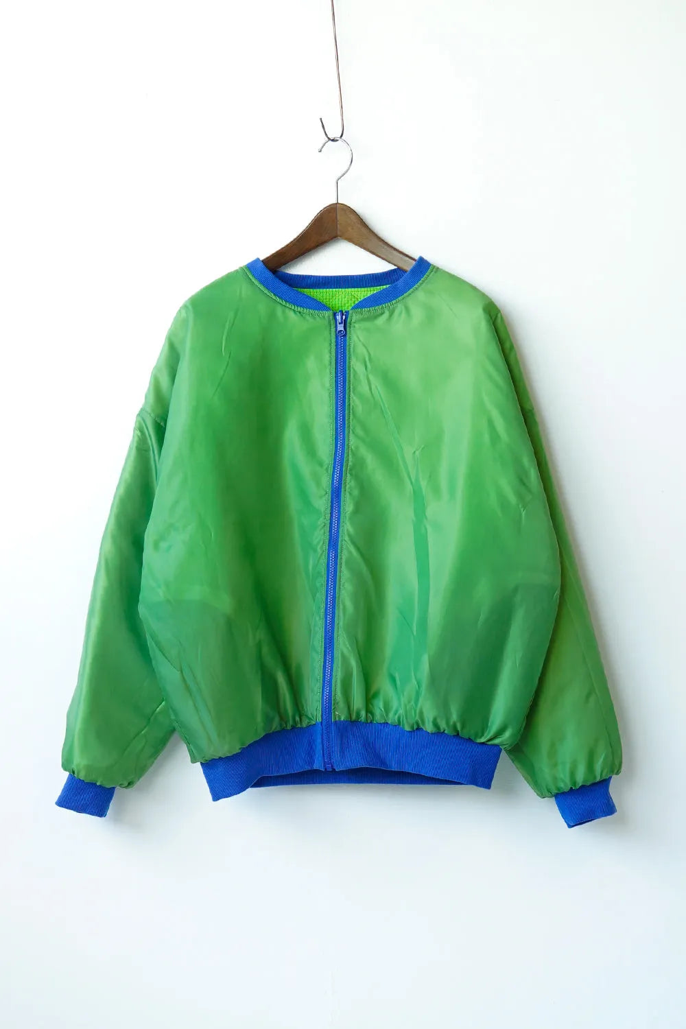 【LILA n’ citta】格子柄キルティングブルゾン