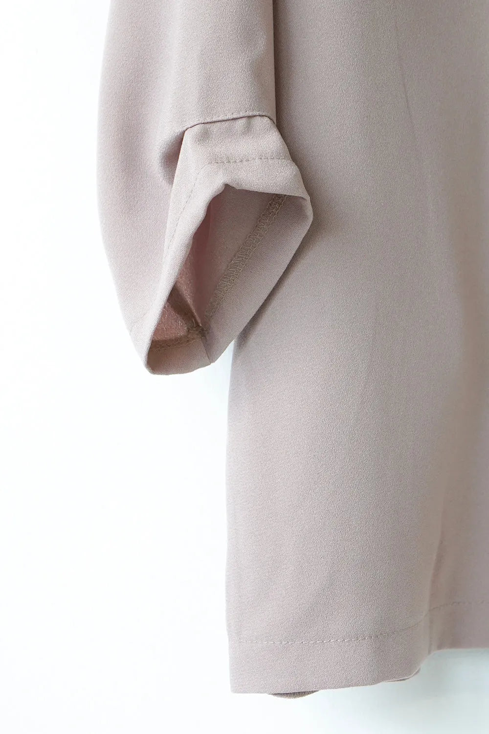 袖タックダブルジャケット