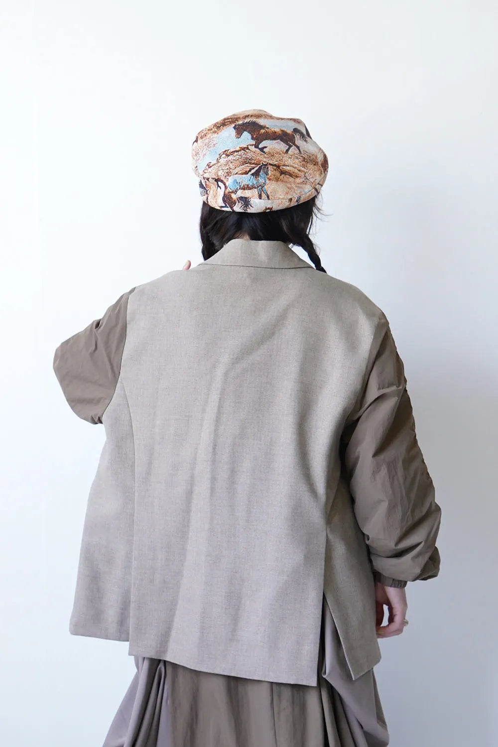 【CHIGNON】袖MA-1ドッキングジャケット