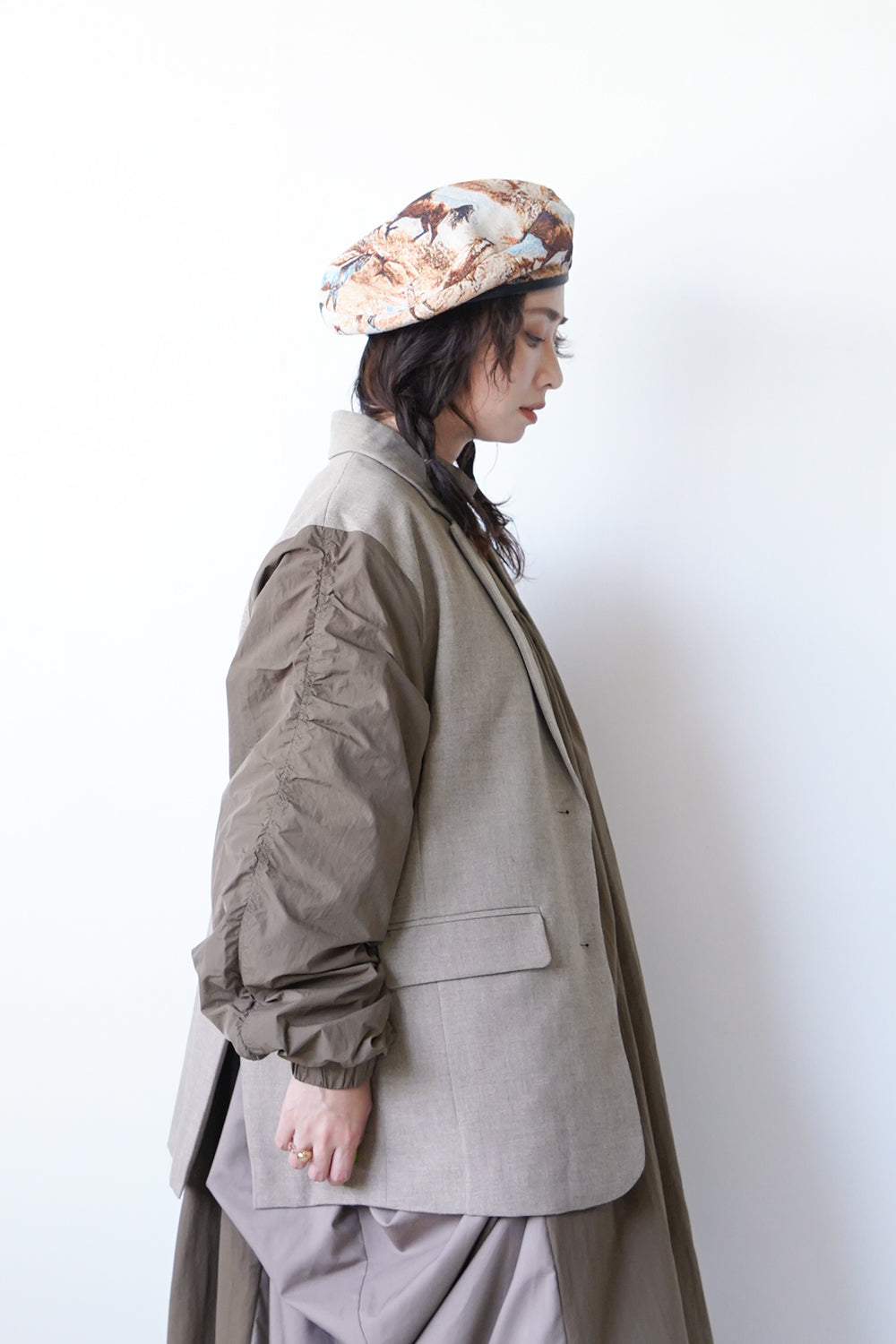 ドラマ ハンオシ 清野菜々着用 ローズバッド MA-1 ジャケット コート