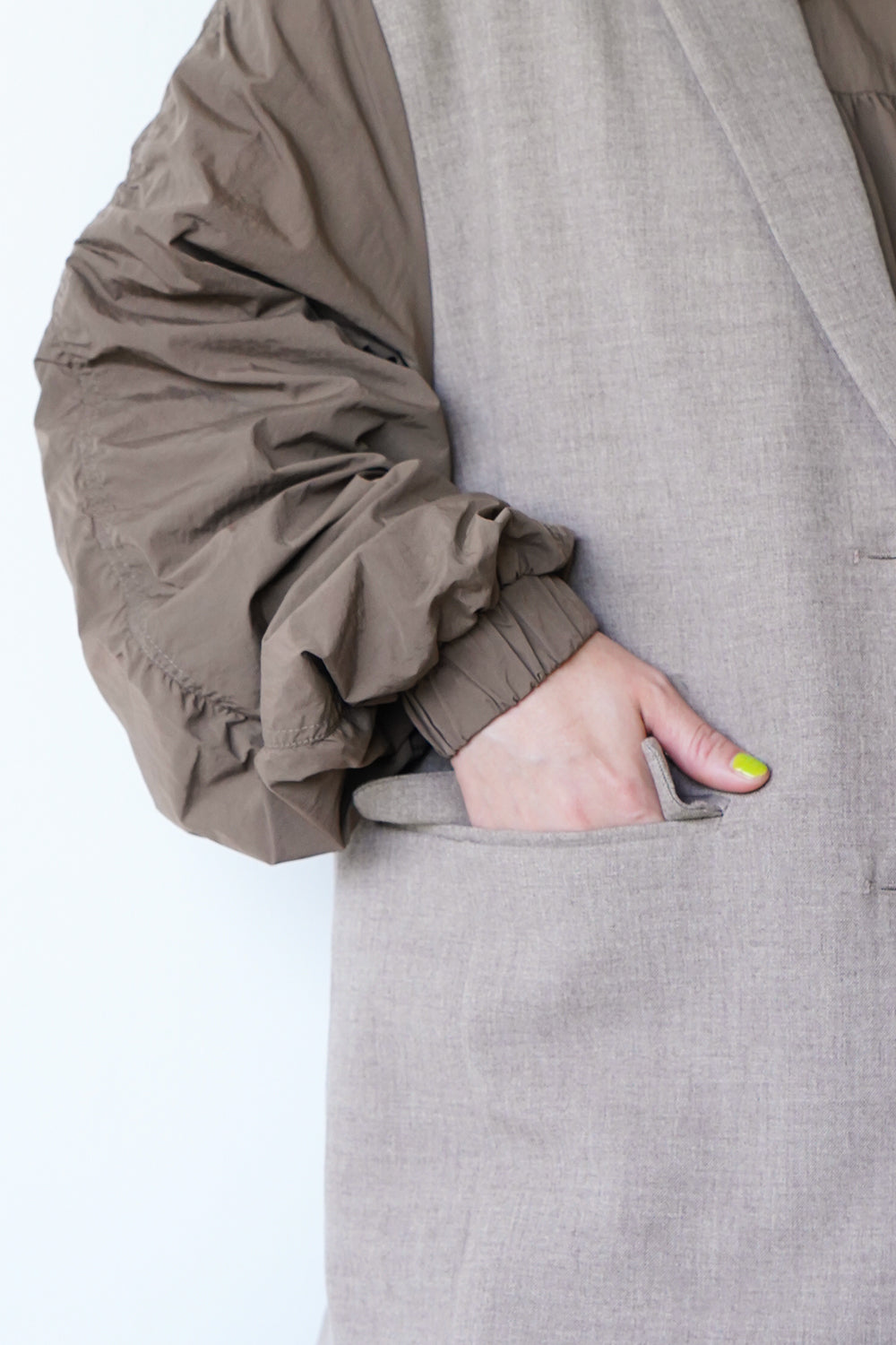 SOFTHYPHEN テーラードドッキングジャケット SOFTHYPHEN テーラードドッキングジャケット